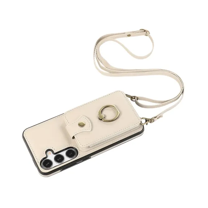 Coque Samsung Galaxy S26+ Porte-carte Accordéon avec Anneau