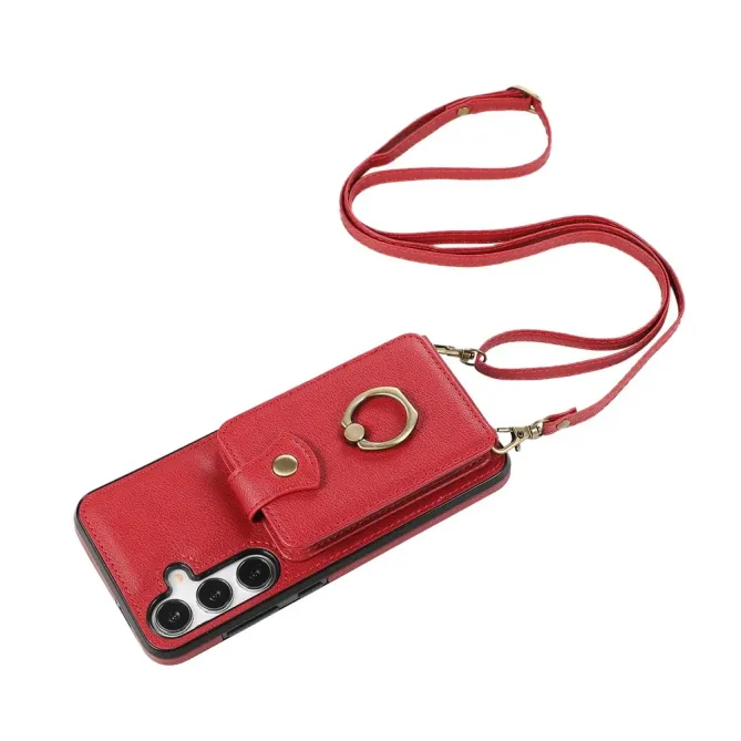 Coque Samsung Galaxy S26+ Porte-carte Accordéon avec Anneau