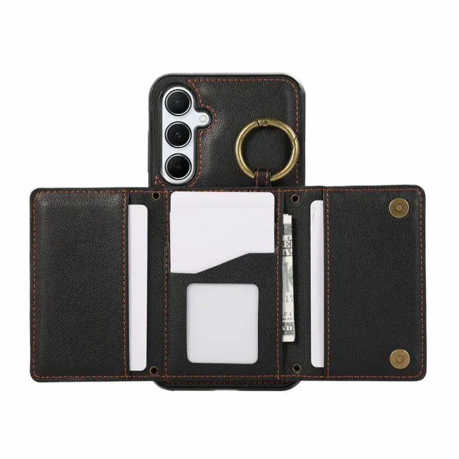 Coque Samsung Galaxy S26+ Portefeuille Zippé avec Anneau | Urban-Zip
