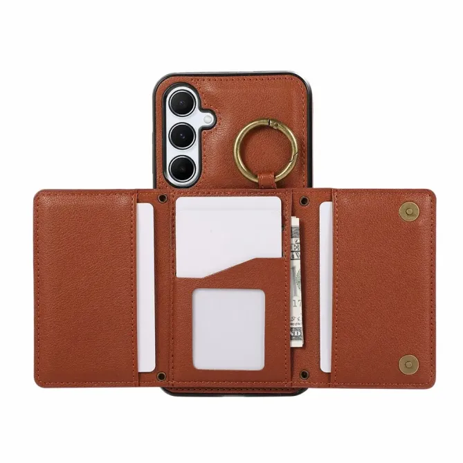 Coque Samsung Galaxy S26+ Portefeuille Zippé avec Anneau | Urban-Zip