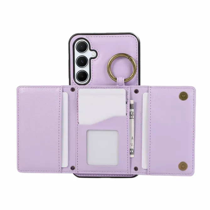 Coque Samsung Galaxy S26+ Portefeuille Zippé avec Anneau | Urban-Zip