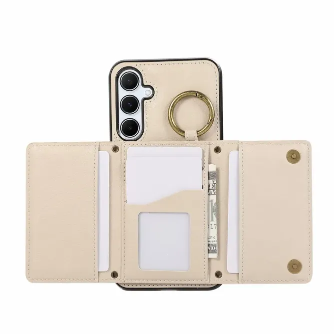 Coque Samsung Galaxy S26+ Portefeuille Zippé avec Anneau | Urban-Zip