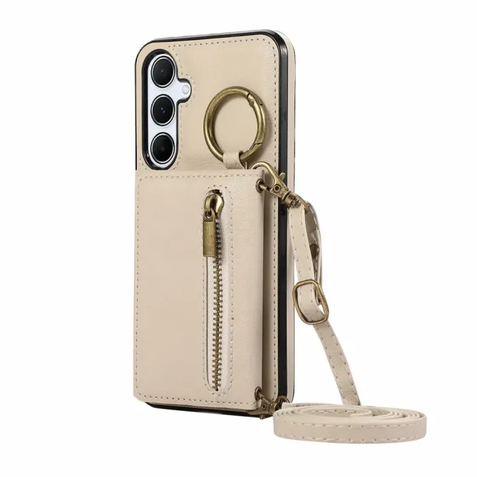 Coque Samsung Galaxy S26+ Portefeuille Zippé avec Anneau | Urban-Zip