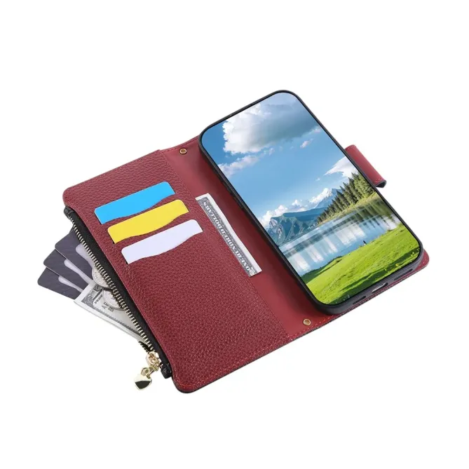 Housse Samsung Galaxy S26+ Portefeuille Zippé | Léonie