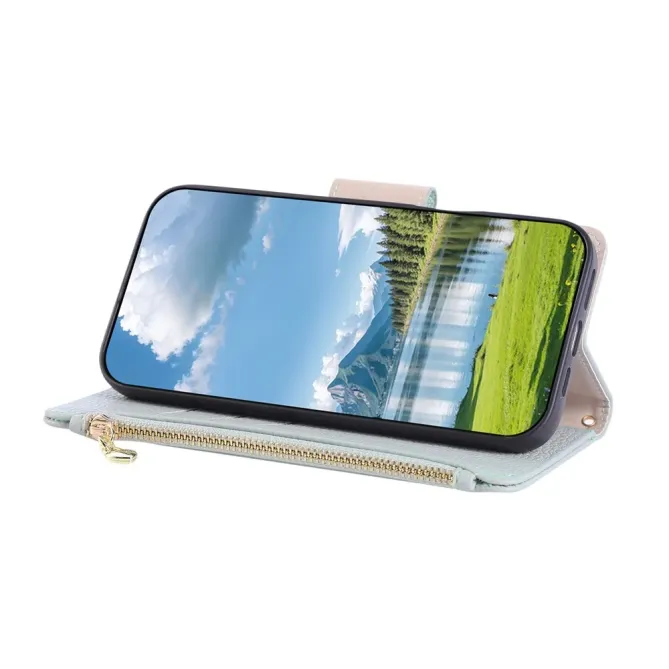 Housse Samsung Galaxy S26+ Portefeuille Zippé | Léonie