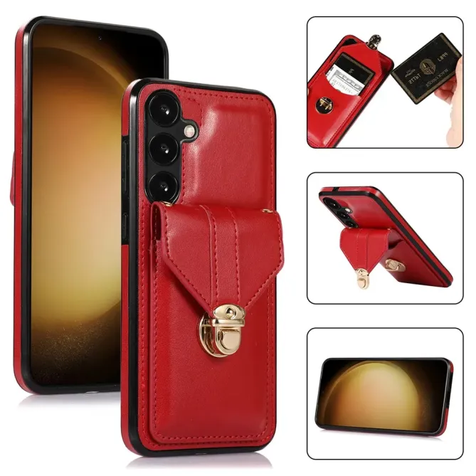Coque Samsung Galaxy S26+ avec Porte-carte à Boucle et Bandoulière | B