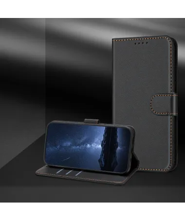 Housse Samsung Galaxy S26+ Effet Cuir avec Surpiqûres | CLASSIC