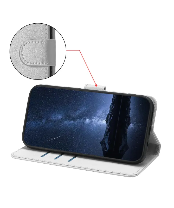 Housse Samsung Galaxy S26+ Effet Cuir avec Surpiqûres | CLASSIC
