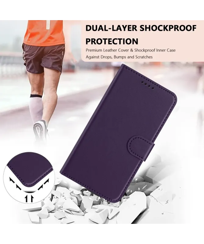 Housse Samsung Galaxy S26+ Effet Cuir avec Surpiqûres | CLASSIC