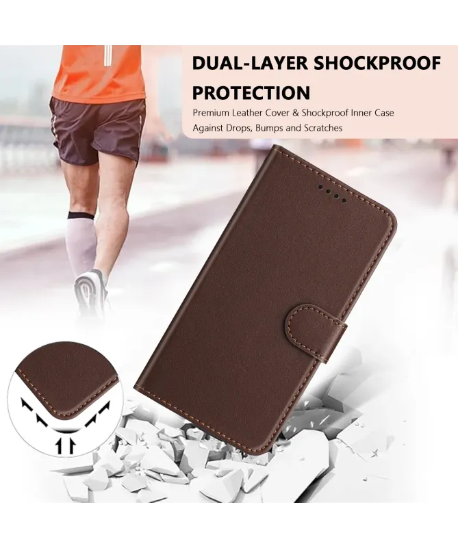 Housse Samsung Galaxy S26+ Effet Cuir avec Surpiqûres | CLASSIC