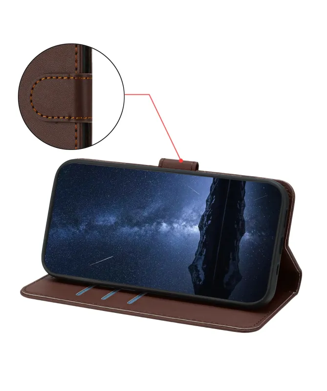 Housse Samsung Galaxy S26+ Effet Cuir avec Surpiqûres | CLASSIC