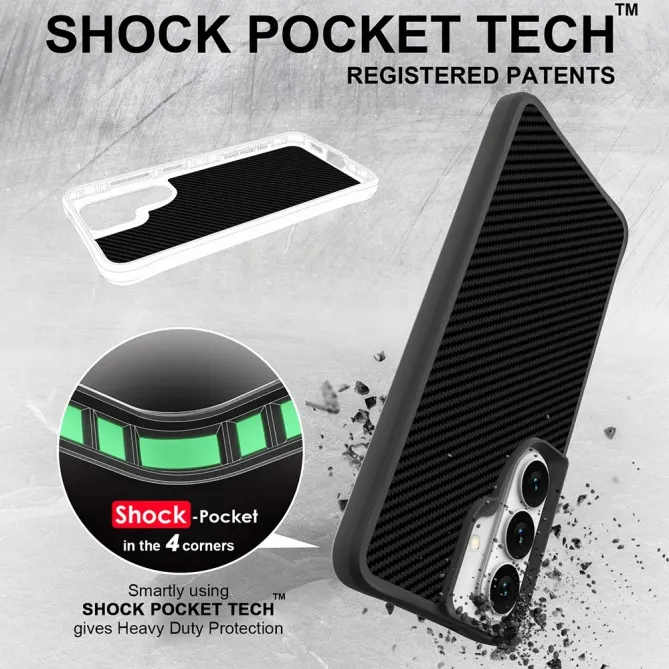 Coque Samsung Galaxy S26+ Fibre de Carbone Antichoc