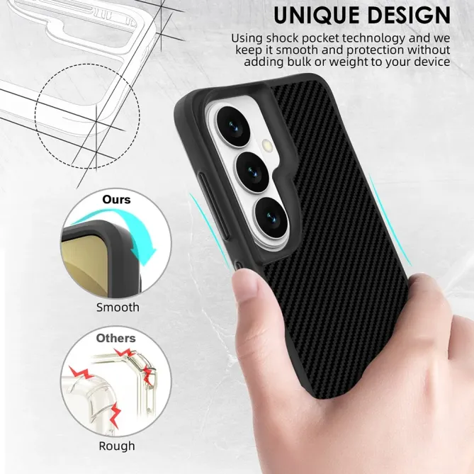 Coque Samsung Galaxy S26+ Fibre de Carbone Antichoc