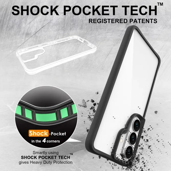 Coque Samsung Galaxy S26+ Hybride Antichoc Bords Noirs