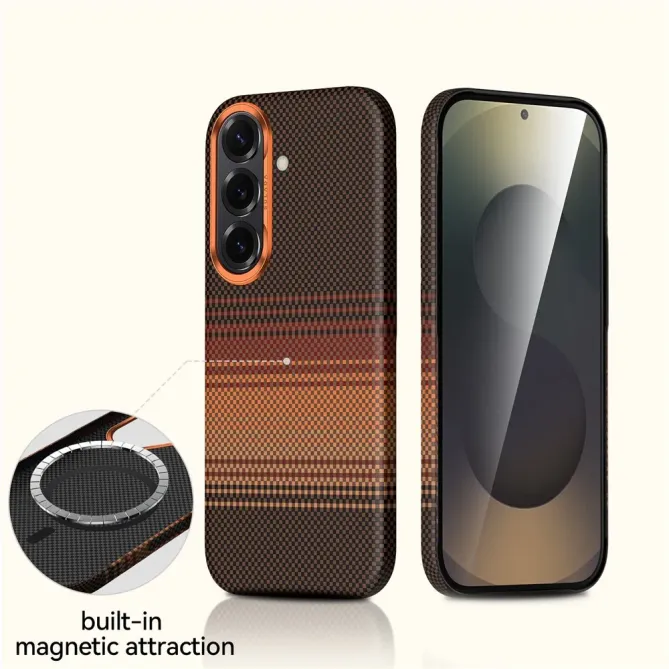 Coque Samsung Galaxy S26+ Magnétique Rigide à Motifs | Grid-Mag