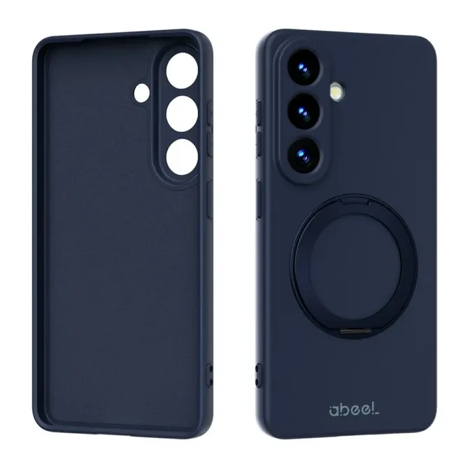 Coque Samsung Galaxy S26+ Silicone Liquide Magnétique avec Support