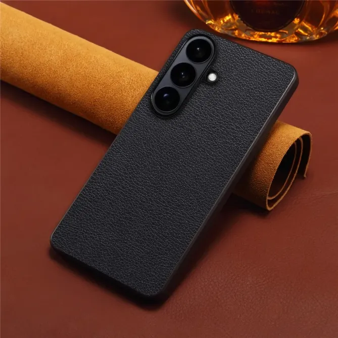Coque Samsung Galaxy S26+ Simili Cuir Grain Fin | Urban-Smooth