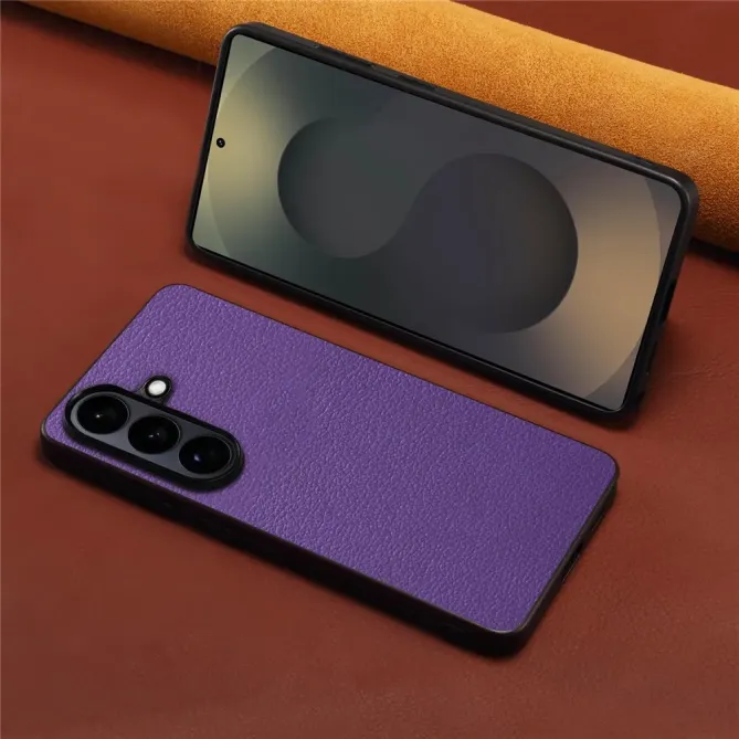 Coque Samsung Galaxy S26+ Simili Cuir Grain Fin | Urban-Smooth