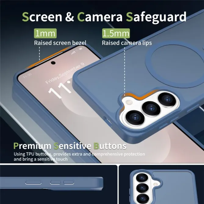 Coque Samsung Galaxy S26+ Magnétique Fini Gommé