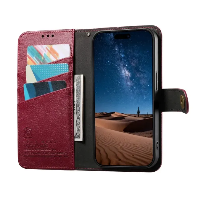 Housse Samsung Galaxy S26+ Portefeuille Bicolore Zippée avec Dragonne