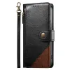 Housse Samsung Galaxy S26+ Portefeuille Bicolore Zippée avec Dragonne