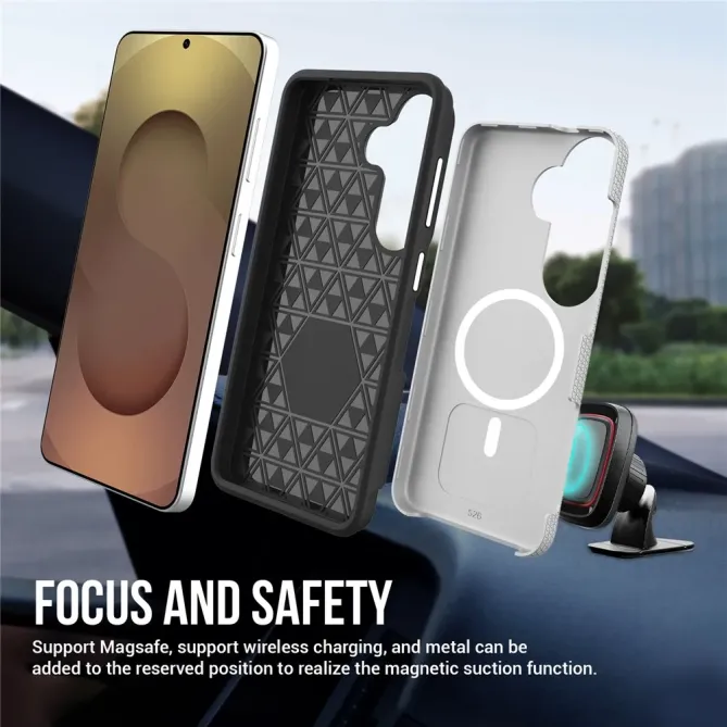 Coque Samsung Galaxy S26+ Magnétique Antichoc Texture-Grip