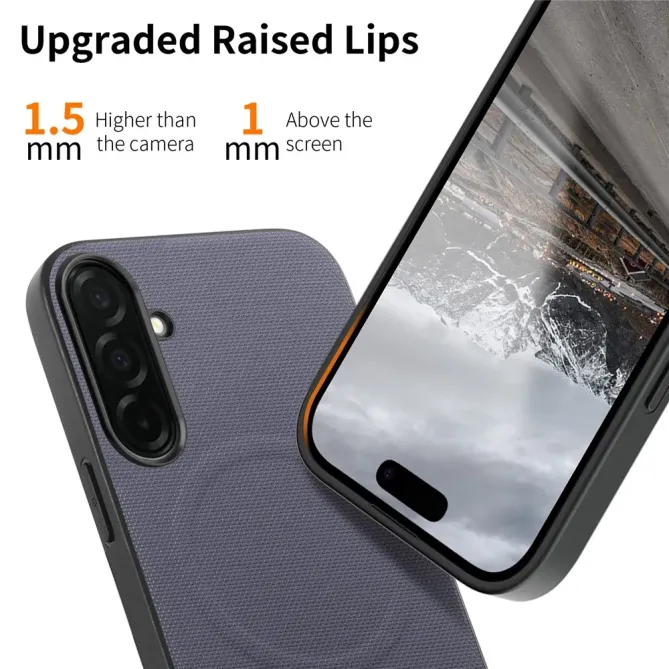 Coque Samsung Galaxy S26+ Magnétique Fine Grid Texture