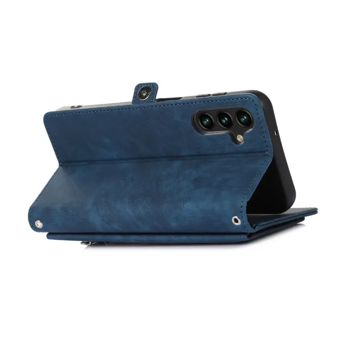 Housse Samsung Galaxy S26+ Portefeuille Zippée 9 emplacements | Mega-W