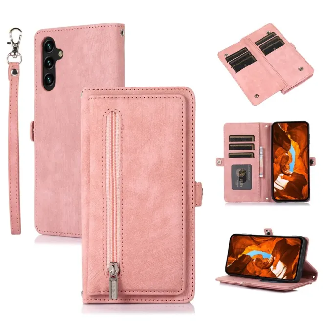 Housse Samsung Galaxy S26+ Portefeuille Zippée 9 emplacements | Mega-W