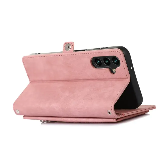 Housse Samsung Galaxy S26+ Portefeuille Zippée 9 emplacements | Mega-W