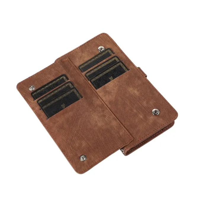 Housse Samsung Galaxy S26+ Portefeuille Zippée 9 emplacements | Mega-W