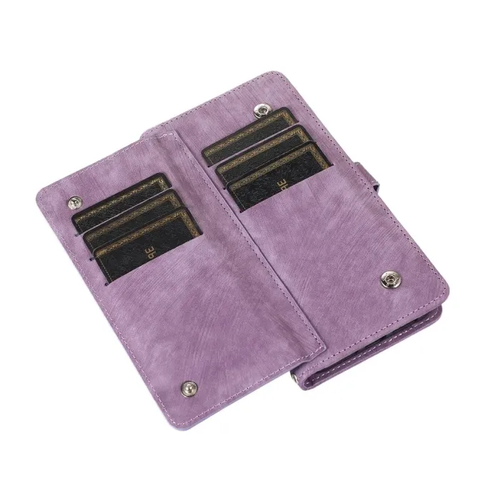 Housse Samsung Galaxy S26+ Portefeuille Zippée 9 emplacements | Mega-W