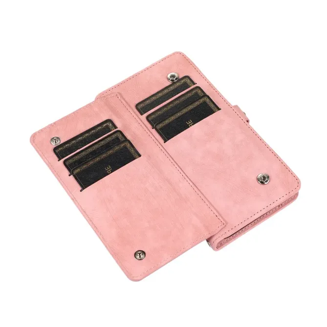 Housse Samsung Galaxy S26+ Portefeuille Zippée 9 emplacements | Mega-W