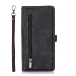 Housse Samsung Galaxy S26+ Portefeuille Zippée 9 emplacements | Mega-W