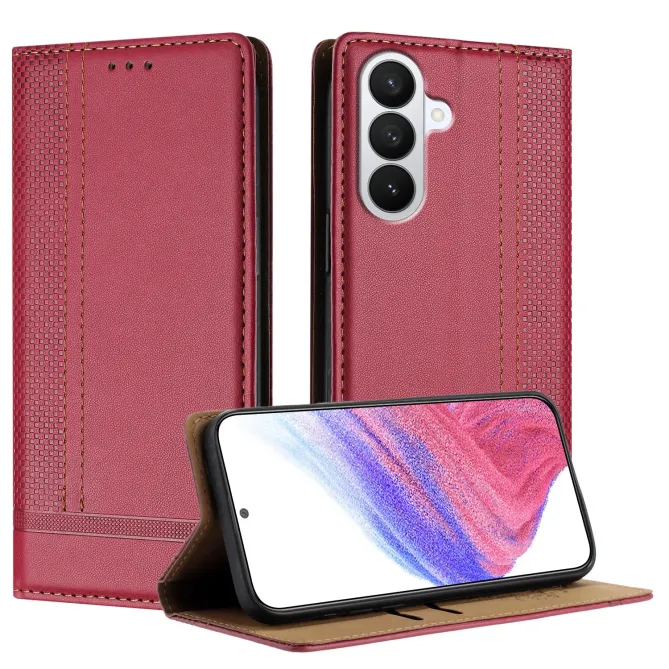 Flip Cover Samsung Galaxy S26+ Coutures avec Porte-Cartes