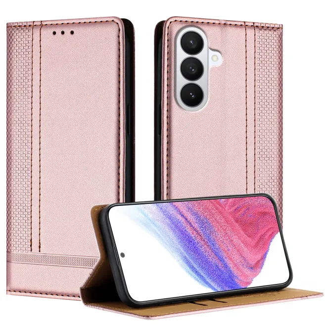 Flip Cover Samsung Galaxy S26+ Coutures avec Porte-Cartes