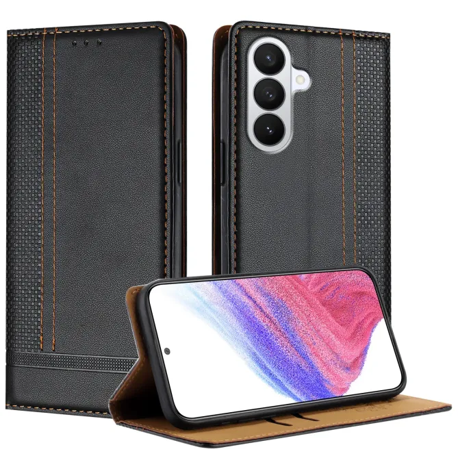 Flip Cover Samsung Galaxy S26+ Coutures avec Porte-Cartes