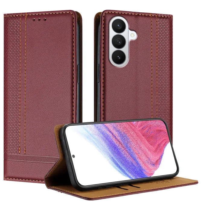Flip Cover Samsung Galaxy S26+ Coutures avec Porte-Cartes