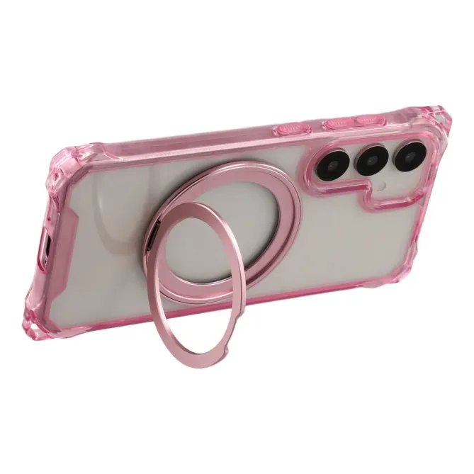 Coque Samsung Galaxy S26+ Magnétique Bumper avec Cordon et Anneau