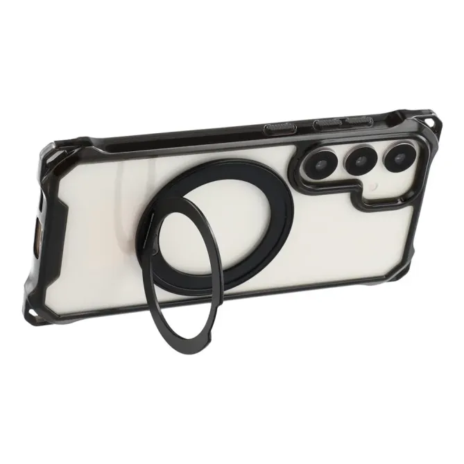 Coque Samsung Galaxy S26+ Magnétique Bumper avec Cordon et Anneau