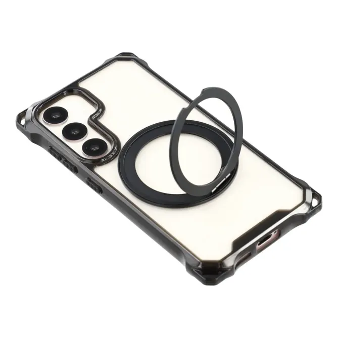 Coque Samsung Galaxy S26+ Magnétique Bumper avec Cordon et Anneau