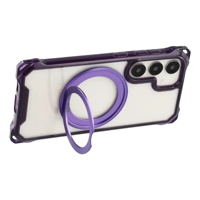 Coque Samsung Galaxy S26+ Magnétique Bumper avec Cordon et Anneau