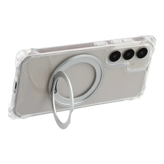 Coque Samsung Galaxy S26+ Magnétique Bumper avec Cordon et Anneau