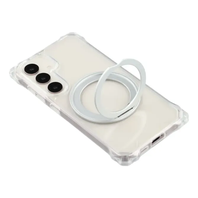 Coque Samsung Galaxy S26+ Magnétique Bumper avec Cordon et Anneau