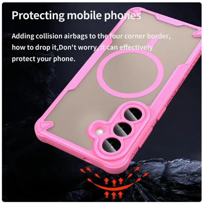 Coque Samsung Galaxy S26+ Magnétique Bumper Antichoc | Rugged-Frost