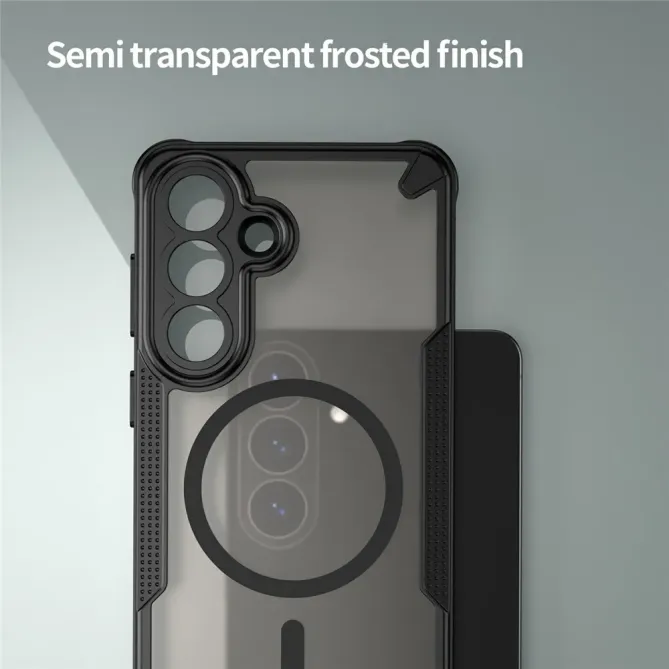 Coque Samsung Galaxy S26+ Magnétique Bumper Antichoc | Rugged-Frost