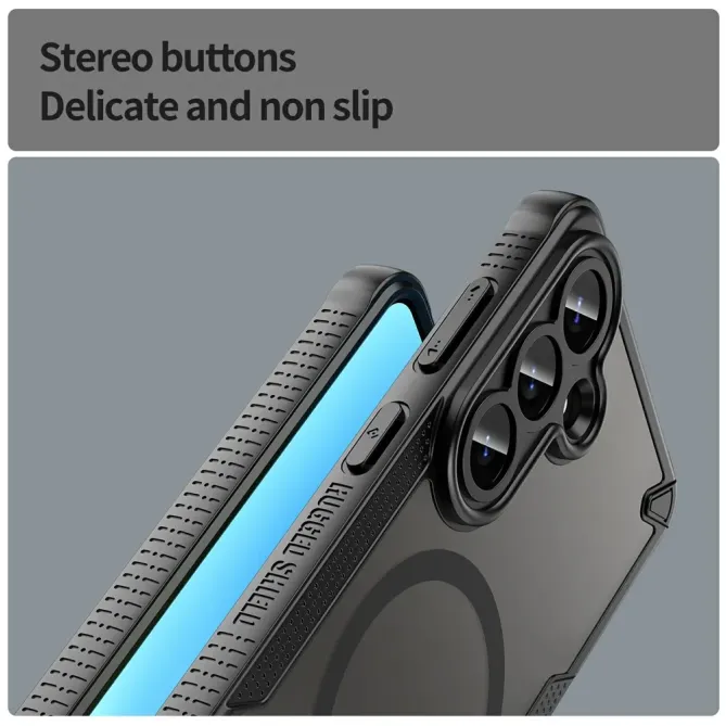 Coque Samsung Galaxy S26+ Magnétique Bumper Antichoc | Rugged-Frost