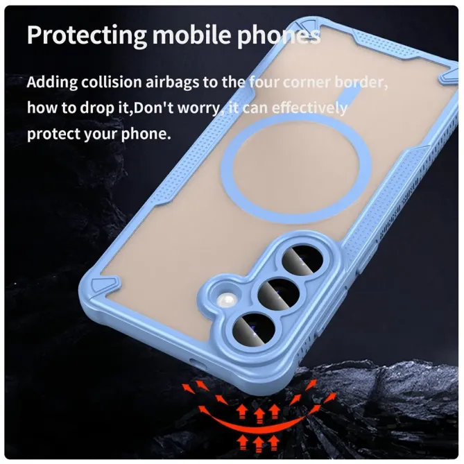 Coque Samsung Galaxy S26+ Magnétique Bumper Antichoc | Rugged-Frost