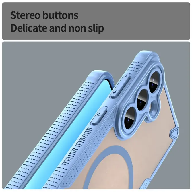 Coque Samsung Galaxy S26+ Magnétique Bumper Antichoc | Rugged-Frost