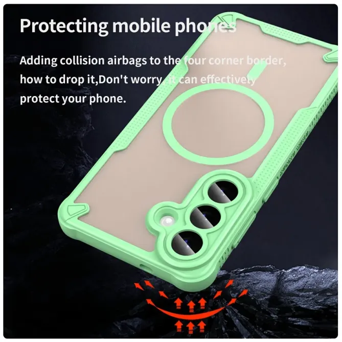 Coque Samsung Galaxy S26+ Magnétique Bumper Antichoc | Rugged-Frost
